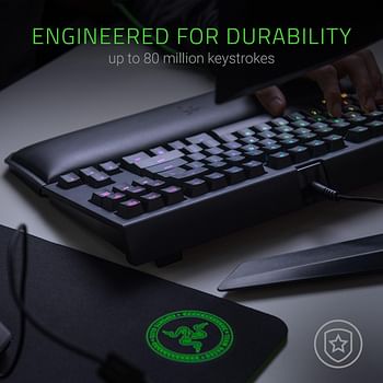 Razer Blackwidow Tournament Edition Chroma V2 USB QWERTY US English Black - Keyboards (Standard, Wired, USB, Mechanical Switch, QWERTY, Black)