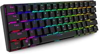 RK Royal Kludge RK61 RGB Mechanical Keyboard Tri-Mode Brown Switch - Black