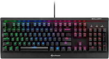 Sharkoon Skiller Sgk3 Bl Sharkoon Skiller Mech Sgk3 Illuminated Gaming Keyboard - Blue Switches- Skiller Sgk3 Bl