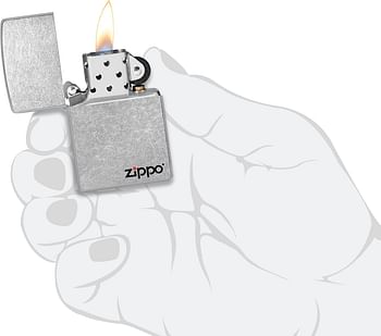 Zippo CI002294 207 Side Street Chrome Windproof Lighter