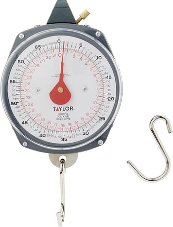 Taylor Precision Products Dial Style 70-Pound IndUStrial Hanging Scale, One Size