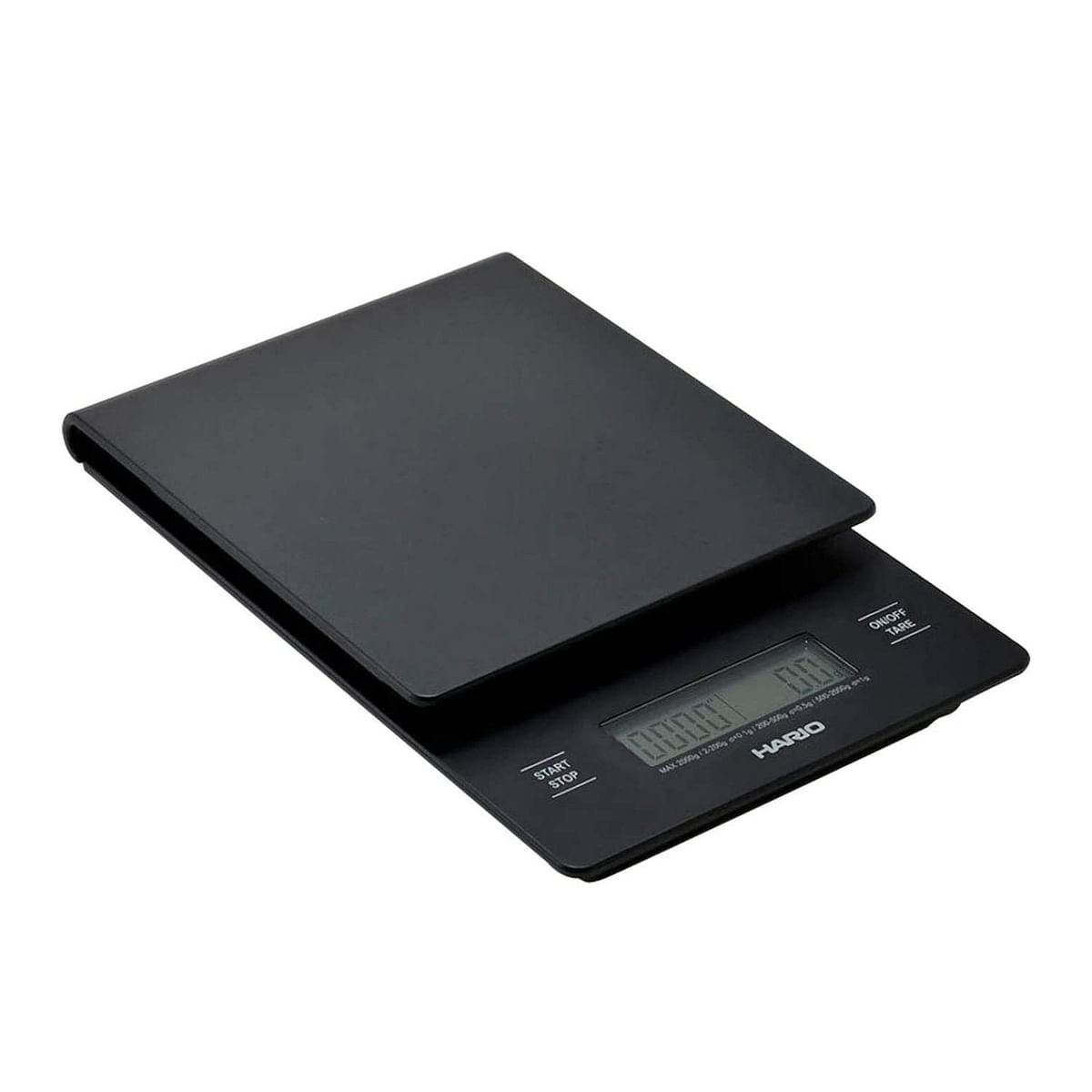 Hario V60 Drip Coffee Scale and Timer Pour-Over Scale Black (New Model)