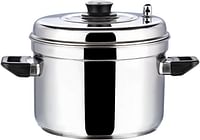 Vinod Stainless Steel Multipurpose Pot Large - 4 Idly / 4 Dhokla Stand, Vic003, Idli Cooker, Idli Maker, Idli Steamer