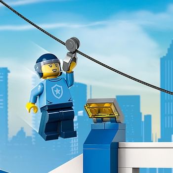 LEGO 60372 City Police Training Academy Station Playset with Obstacle Course, Horse Figure, Quad Bike Toy and 6 Officer Minifigures for Kids, Boys & Girls Aged 6 Plus