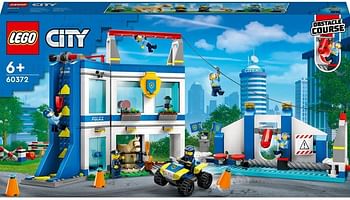 LEGO 60372 City Police Training Academy Station Playset with Obstacle Course, Horse Figure, Quad Bike Toy and 6 Officer Minifigures for Kids, Boys & Girls Aged 6 Plus