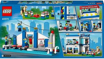 LEGO 60372 City Police Training Academy Station Playset with Obstacle Course, Horse Figure, Quad Bike Toy and 6 Officer Minifigures for Kids, Boys & Girls Aged 6 Plus