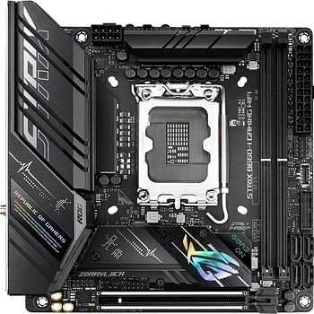 ASUS ROG Strix B660-I Gaming WiFi LGA 1700(Intel 12th Gen) Mini-ITX Gaming Motherboard(PCIe 5.0, 8+1 Power Stages, DDR5,WiFi 6,2.5 Gb LAN, 2xM.2 PCIe 4.0 NVMe SSD Support, USB 3.2 Gen 2x2 Type-C)