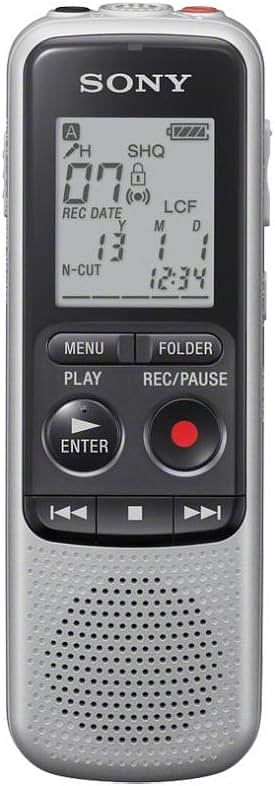 Sony Mp3 Digital Voice Ic Recorder Icd Bx140, Black&Grey, ICDBX140