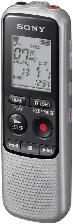 Sony Mp3 Digital Voice Ic Recorder Icd Bx140, Black&Grey, ICDBX140