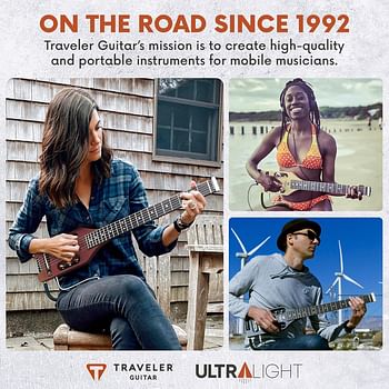 Traveler Guitar Ultra-Light Acoustic Acoustic-Electric Guitar, ULA MPS