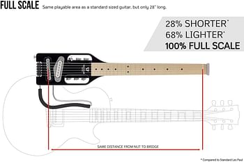 Traveler Guitar Ultra-Light Solid-Body Electric Guitar (ULES BKGMP)