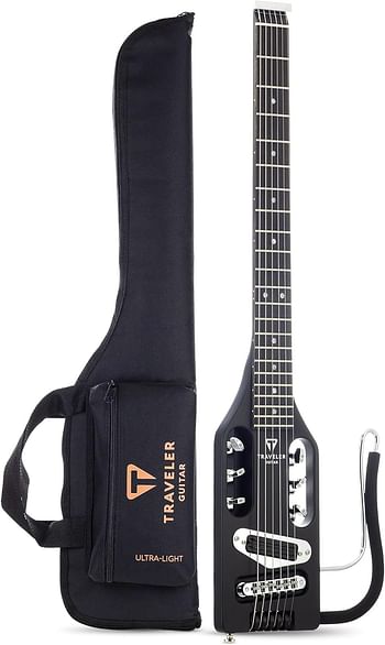 Traveler Guitar Ultra-Light Solid-Body Electric Guitar (ULES BKGMP)