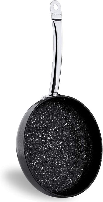 Korkmaz Proline Nero Frying Pan Nonstick Omelette Pan Chefs Pan Saucepan Non Stick Fry Pan 26x5.5 CM