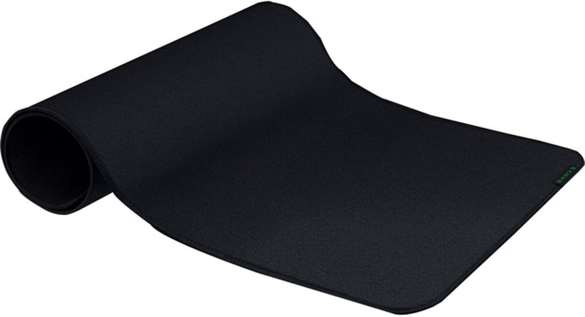 Razer Strider Hybrid Mouse Mat With A Soft Base & Smooth Glide: Firm Gliding Surface - Anti-Slip Base - Rollable & Portable - Anti-Fraying Stitched Edges - Water-Resistant - XXLarge