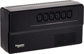 Schneider Electric Easy UPS BVS 800VA, AVR, IEC Outlet, 230V BVS800I - Black