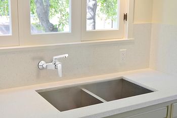 Element Single Lever Sink Mixer - Wall Mounted