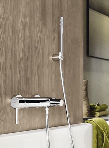 GROHE Euphoria Cosmopolitan Stick Hand Shower 1 Spray | Anti-limescale system | Chrome | 27400000