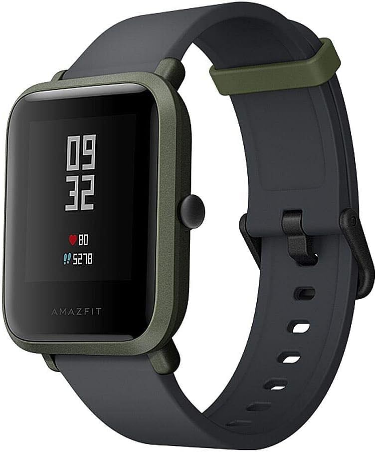 Amazfit Huami Amazfit Bip Smart Watch Reflection Color Screen 1.28" Baro IP68 Waterproof GPS for Android & iOS English Release (Green)