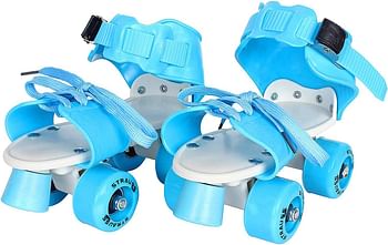 Strauss Kids Roller Skates, 5-11 Years, (Blue)