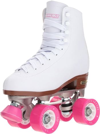 Chicago Women’s Classic Roller Skates – White Rink Skates