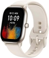 Amazfit GTS 4 Mini Smart Watch Ultra Slim 1.65-inch AMOLED Display | 24H Health Management | GPS | 5 ATM Water Proof | 15 Days Battery Life , STANDARD, Bluetooth, USB - White