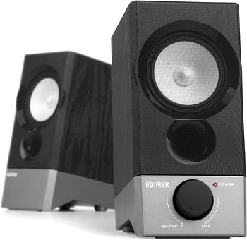 Edifier R19U Compact 2.0 Speakers Powered by USB Supports Windows 10 and Mac OS X 10.12 Sierra