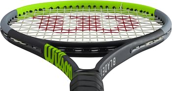 Wilson Unisex Adult 2-WR013811U1 Blade 98s V 7.0 Tennis Frame - Black/Green/Grey, Grip 1