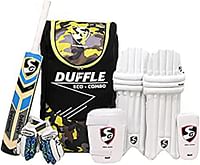 SG heavy duty nylon Kashmir Eco Cricket Kit for youth, Size 5 Ideal age between 9 to 12 Yrs, Multicolor,