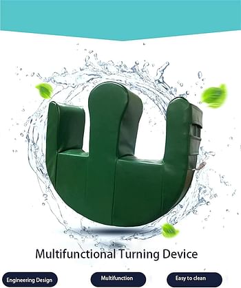 Multifunctional Turning Device, Bedridden Elderly Patient Turn-over Pad Assist Anti-pressure Sore Side-lying Posture Cushion, PU Leather, for Patients or Bedridden Elderly People Lying In Bed.