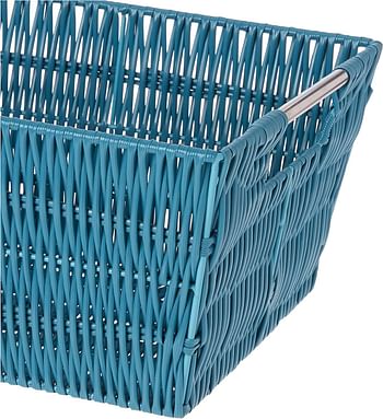 Whitmor Rattique Storage Baskets (3 Piece Set) one size - Berry Blue