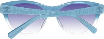 Just Cavalli Women's Sonnenbrille JC563S 89W Sunglasses, Turquoise