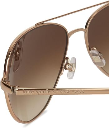 Kate Spade New York Women's Avaline Aviator Sunglasses