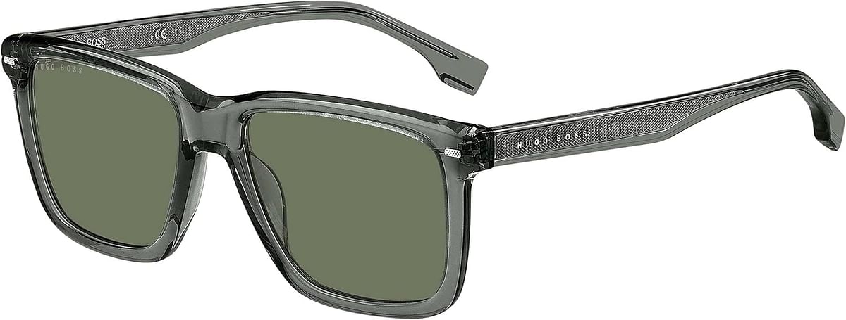 HUGO BOSS Men's BOSS 1317/S Sunglasses 55 - Green