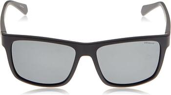 Polaroid Men's PLD2058/S Sunglasses, Mattt Black, 55 EU