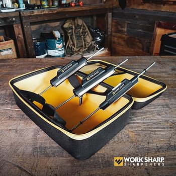 WORK SHARP Upgrade Kit for Precision Adjust Knife Sharpener Set of 7 Abrasives and Carry Case