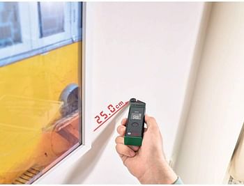 Bosch laser measure Zamo in premium carton (easy & precise measurement up to 20m 3. gen with adapter function)