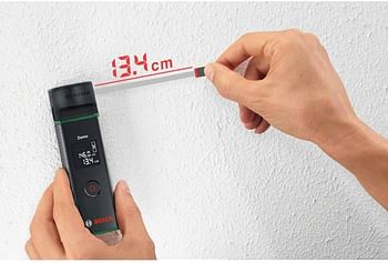 Bosch laser measure Zamo in premium carton (easy & precise measurement up to 20m 3. gen with adapter function)