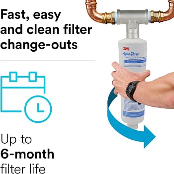 3M-Aqua Pure Whole House Scale Inhibition Inline Water System Ap430Ss Helps Prevent Scale Build Up On Hot Water Heaters And Boilers