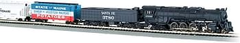 Bachmann Trains - Empire Builder Ready To Run 68 Piece Electric Train Set - N Scale