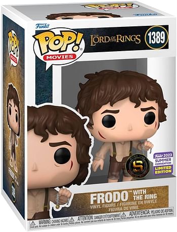 Funko Pop! Movies: Lord of the Rings - Frodo with Ring (SDCC'23) Collectable Vinyl Figure - 71739