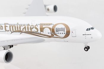 Daron SkyMarks Emirates A380 1/200 w/Gear 50th Anniversary (SKR1034)