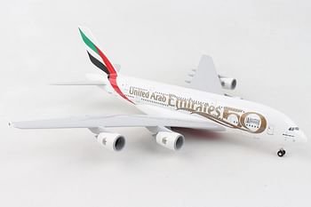 Daron SkyMarks Emirates A380 1/200 w/Gear 50th Anniversary (SKR1034)