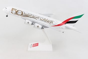 Daron SkyMarks Emirates A380 1/200 w/Gear 50th Anniversary (SKR1034)