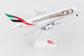 Daron SkyMarks Emirates A380 1/200 w/Gear 50th Anniversary (SKR1034)