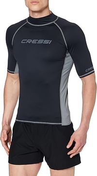 Cressi Men's Rash Guard Short Sleeves Made of Elastic Fabric for Adults UV Protection (UPF) 50+