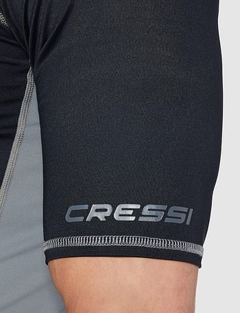 Cressi Men's Rash Guard Short Sleeves Made of Elastic Fabric for Adults UV Protection (UPF) 50+