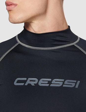 Cressi Men's Rash Guard Short Sleeves Made of Elastic Fabric for Adults UV Protection (UPF) 50+