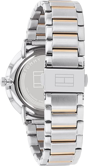 Tommy Hilfiger Women's Leather Watch 1782299 - Silver, White