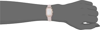 Anne Klein Women's Leather Strap Watch - pink