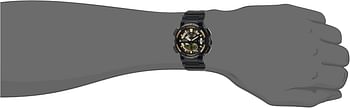 Casio Men's Watch AEQ-110BW-9AVDF Gold Dial Black Band